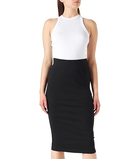 Damen Vmlavender Hw Pencil Skirt VMA Noos Bleistiftrock